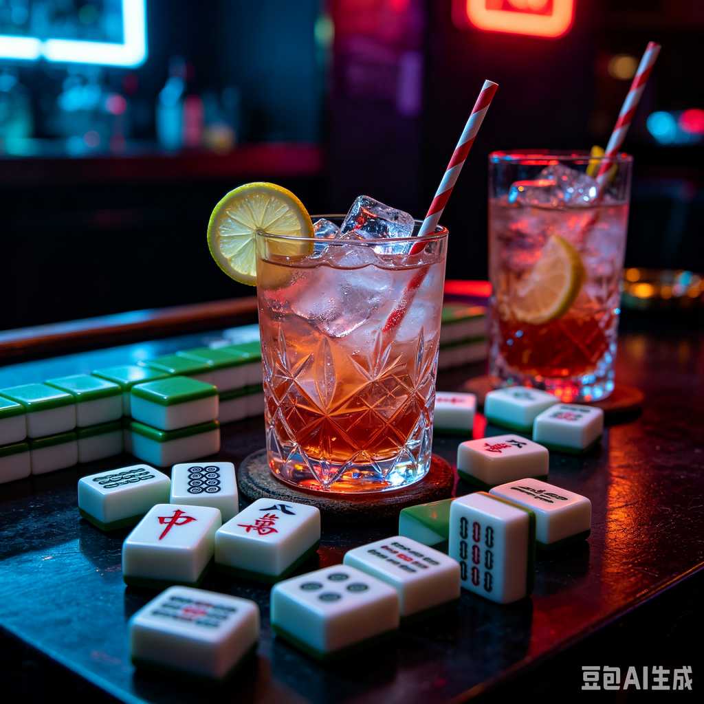 antique style mahjong set