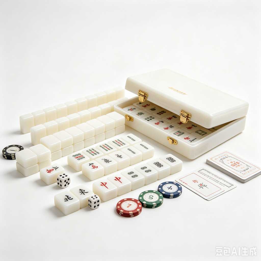 colorful mahjong score chips